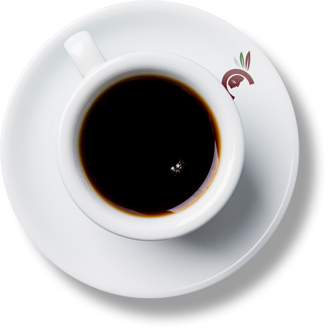 Taza de café preparada con Café Cacique Umbruzá